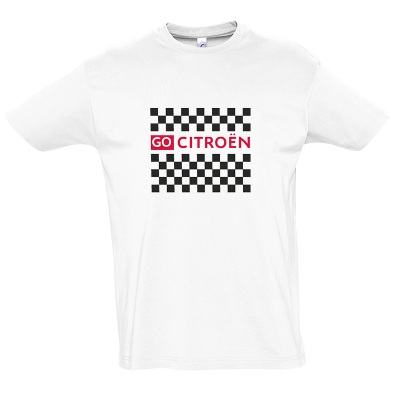 【限定販売】Tシャツ メンズ ホワイト（GO CITROEN） Mサイズ