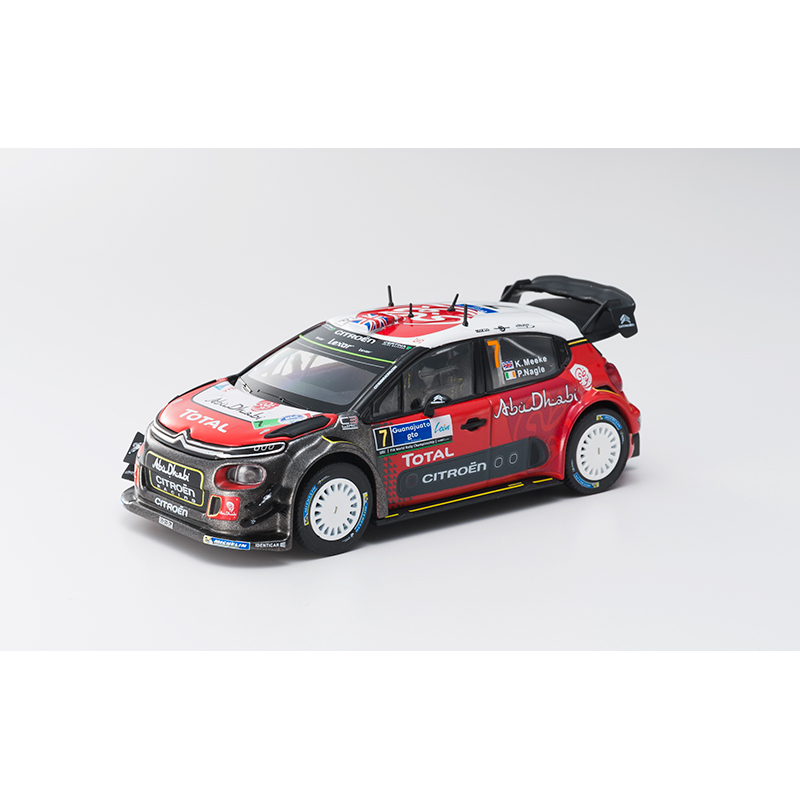 1/43 C3 WRC ミニチュアカー　Kris Meeke & Paul Nagle