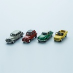 3inch　DS /TRACTION/2CV/MEHARI ミニチュアカー 4台セット