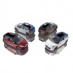 3inch DS3 Cabriolet ミニチュアカー 4台セット