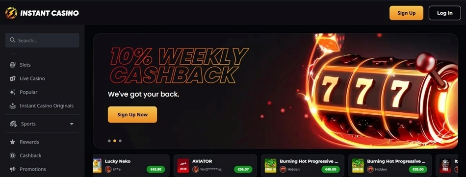 Instant casino